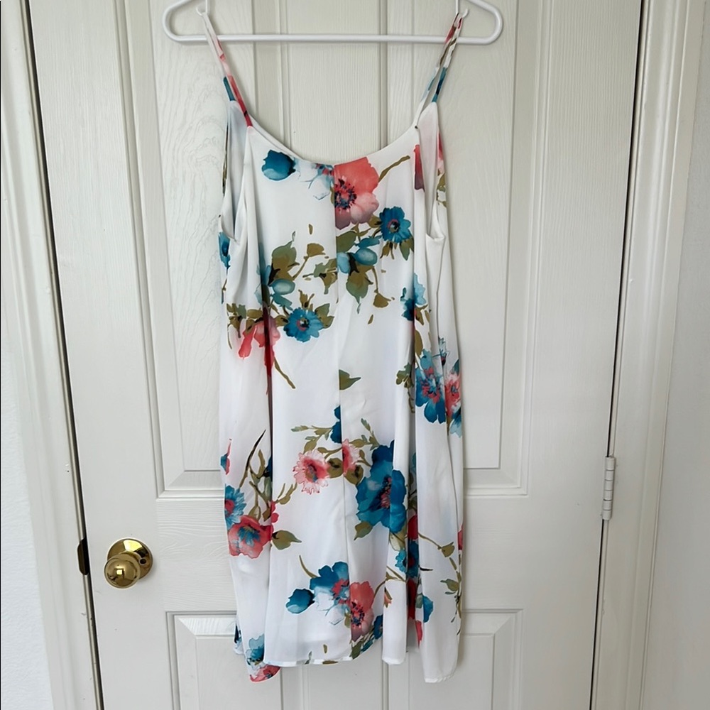 Floral Spaghetti Strap Dress